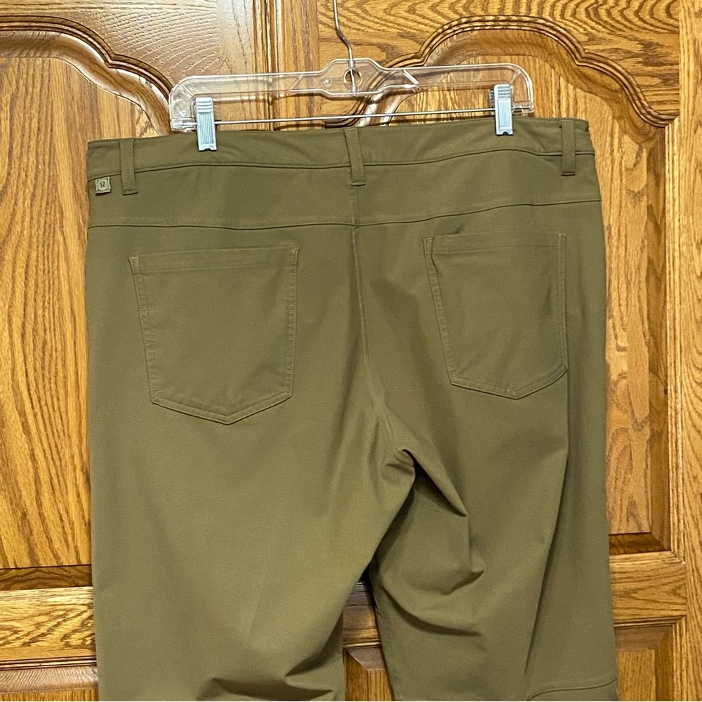 Lululemon ABC Classic-Fit 5 Pocket Pant 32L Warpstreme Brown Men’s Sz 38 Casual - Picture 9 of 15